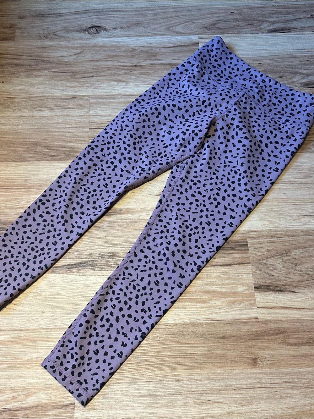 Purple Leopard Print Leggings